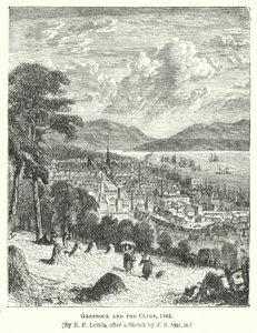 Greenock et la Clyde - Richard Principal (after) Leitch