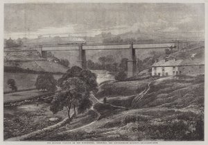 Le Viaduc de Mottram sur le chemin de fer de Manchester, Sheffield et Lincolnshire - Richard Principal Leitch