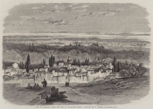 Vue de Damas depuis la colline de Salahiyeh - Richard Principal Leitch
