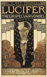 Affiche pour la pièce Lucifer
