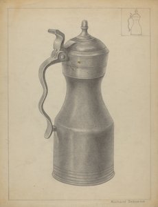 Chope en étain - Richard Schoene