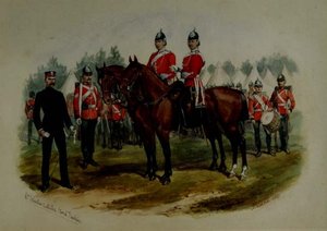 Deuxième Bataillon de Volontaires, Royal Fusiliers - Richard Simkin