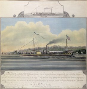 Bateau à vapeur Hudson River 