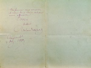 Lettre manuscrite de Richard Wagner à Luigi Mancinelli, 3 décembre - Richard Wagner