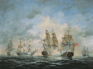 Engagement naval du XIXe siècle dans les eaux territoriales