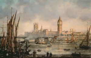 Vue des Chambres du Parlement depuis la Tamise - Richard Willis