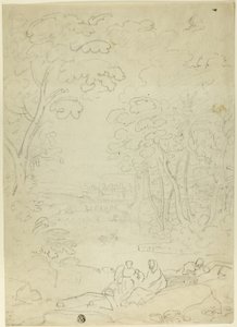 Repos lors de la fuite en Égypte - Richard Wilson