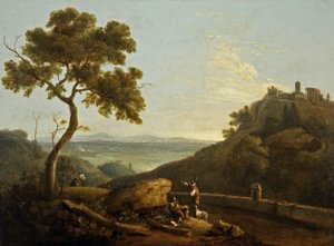 Le Temple de la Sibylle et la Campagne, Tivoli, Italie - Richard Wilson