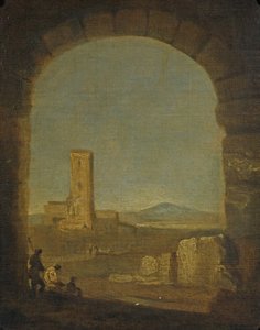Torre del Fiscale, près de Rome, Italie, vers 1775 - Richard Wilson