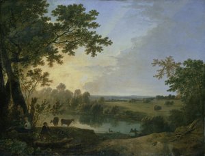 Vue dans le parc de Windsor, début des années 1760