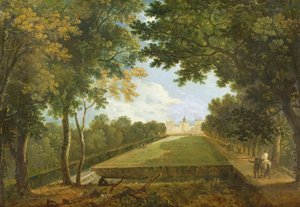 Wilton House, vue Est montrant l