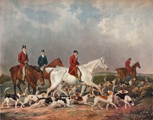 Les chiens de chasse du comte de Derby, vers 1823 - Richard Woodman