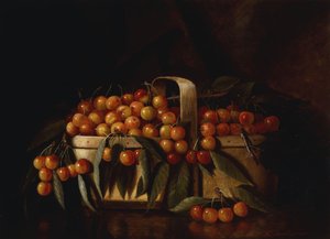 Un panier de cerises