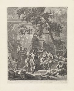 Amaryllis embrasse Mirtillo - Richard van Orley (II)