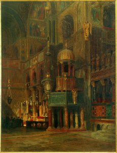 Venise, S. Marco, intérieur, transept - Richard von Hagn