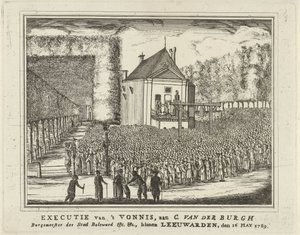 Exécution de Cornelis van den Burgh, 1789