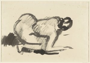 Femme nue accroupie - Rik Wouters