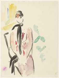 Esquisse pour un portrait de Mme De Carnière-Wouters, épouse de l