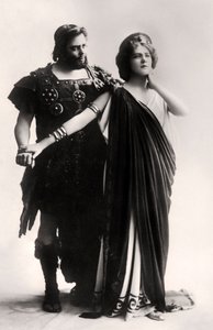 Oscar Asche et Lily Brayton dans une scène de La Déesse Vierge, début du 20ème siècle - Rita Martin