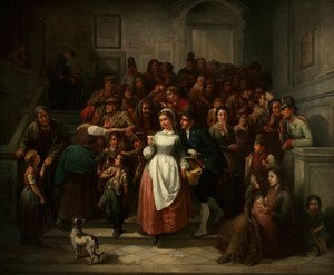Après le tirage de la loterie, 1859 - Ritter von Malheim Friedländer Friedrich