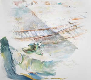 Hors des rails, recadrée, 2023 - Rob D Davies