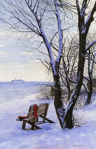 The Red Sweater 2, 2014 (aquarelle sur papier)