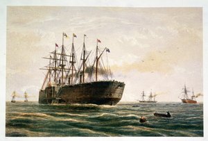 Le Great Eastern en route, 23 juillet - Robert (after) Dudley
