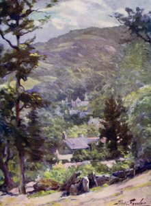 Vue lointaine de Bettws-y-Coed