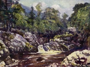 Dans la vallée de Lledr - Robert (after) Fowler