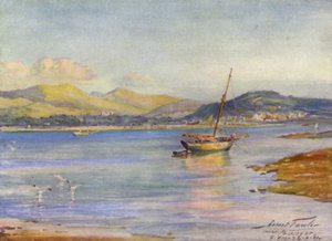 Près de Bangor (lithographie en couleur)