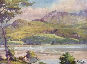 Le rivage près de Harlech, après-midi - Robert (after) Fowler