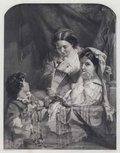 Un balcon au carnaval romain - Robert (after) Herdman