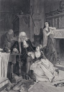 Illustration pour Le Pirate de Sir Walter Scott - Robert (after) Herdman