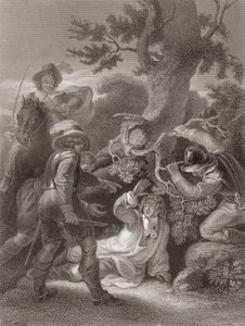 Duc de Monmouth capturé après la bataille de Sedgemoor. De L