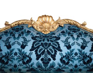 Un canapé en bois doré George III - Robert Adam