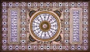Design pour le plafond de la bibliothèque à Osterley House, résidence de Robert Child Esq.