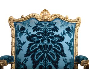 Une paire de fauteuils dorés George III - Robert Adam