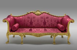 Le canapé Dundas, commandé en 1764, fabriqué en 1765 - Robert Adam