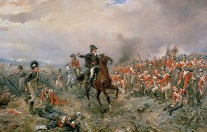 Le Duc de Wellington à Waterloo