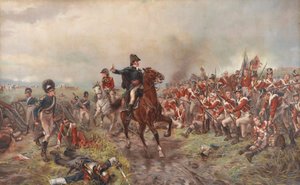 Wellington à Waterloo - Robert Alexander Hillingford