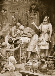 Embaumement des morts, illustration de 