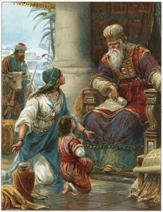Hannah amenant Samuel à Eli - Robert Ambrose Dudley