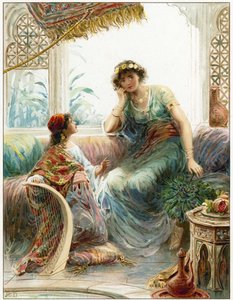 La Servante captive et la femme de Naaman - Robert Ambrose Dudley
