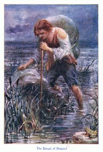 Le bourbier du désespoir, de The Pilgrims Progress publié par John F Shaw & Co, vers 1900 - Robert Ambrose Dudley