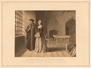 Sir Thomas More et sa fille Margaret, 1878
