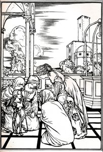 Une illustration de La Tempête, 1901 - Robert Anning Bell