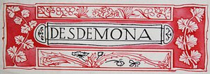 Desdémone, des Héroïnes de Shakespeare par Anna Murphy Jameson