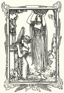 Illustration pour les Poèmes de John Keats - Robert Anning Bell