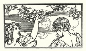 Illustration pour les Poèmes de John Keats - Robert Anning Bell