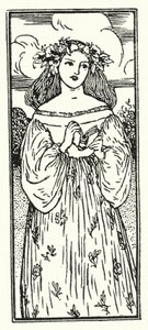 Illustration pour Poèmes de John Keats - Robert Anning Bell